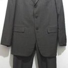 Cerruti Dark Gray Men Wool Suit 3 Button Blazer Pants Size 50 40 Italy Pre-owned