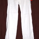 Armani Jeans Women White  Linen Italian  Pants Size EU 36 US 25 NEW Retail $275