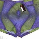 Roberto Cavalli Purple Men's Cotton Shorts Beachwear Athletic Italy Size US 2XL