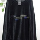 Giorgio Armani Dark Navy Blue Black ITALIAN Velvet Men's Shirt Size US 40 EU 56