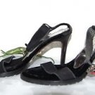 Donald J Pliner Women Black Open Toe Suede Italian Shoes Sandals Size 7 $210