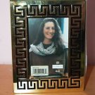 Burnes Mini Max Photo Album Gold Shiny Black 4x6in. Book Bound NEW