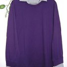 NANIBON Purple Striped Design Men Italian Sweater Cotton Size 2XL Good Condition