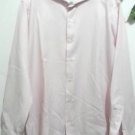 Crispino Light Pink Stripes Mens 100% Cotton Button Down Shirt Size 16.5 P/O