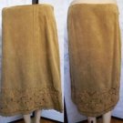 Mac & Jac Beige Woman's Medium Size Skirt Sz 12 100% Polyester GOOD CONDITION