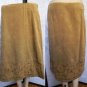 Mac & Jac Beige Woman's Medium Size Skirt Sz 12 100% Polyester GOOD CONDITION