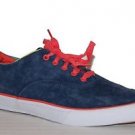 Keds Navy Orange Cushioned Heel Camp Oxford Suede Canvas Sneakers Sz 12 Men