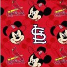 St. Louis Cardinals Blankets - 40"x50" Fleece - Mickey Mouse Style