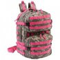 ExtremePak™ Digital Camo Water-Resistant, Heavy-Duty Backpack Pink Ribbing