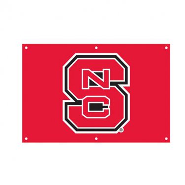 NC State Flags - 2'x3' Heavy Weight Fan Banners - Embroidered With Metal Grommets
