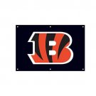 Cincinnati Bengals Flags - 2'x3' Heavy Weight Fan Banners - Embroidered With Metal Grommets