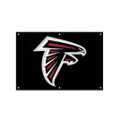 Atlanta Falcons Flags - 2'x3' Heavy Weight Fan Banners - Embroidered With Metal Grommets