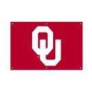 Oklahoma Sooners Flags - 2'x3' Heavy Weight Fan Banners - Embroidered With Metal Grommets