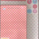 JAPAN Bird w/ Polka Dots Lettersets Pack KAWAII
