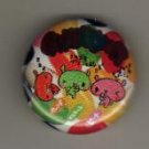 Japan Bunny with Jelly Bean Metal Pin / Button Kawaii