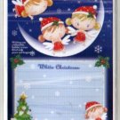 Korea Angel Girls Christmas Card w/ Envelope (Glitter)