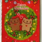 Korea Cookie Bear Christmas Card w/ Envelope #3