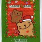 Korea Cookie Bear Christmas Card w/ Envelope #6
