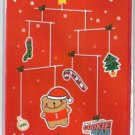 Korea Cookie Bear Christmas Card w/ Envelope #7