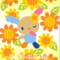 Japan Sanrio Usahana Sunflower Postcard KAWAII