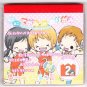 Japan Cru-x School Girls Sport Folding Memopad KAWAII