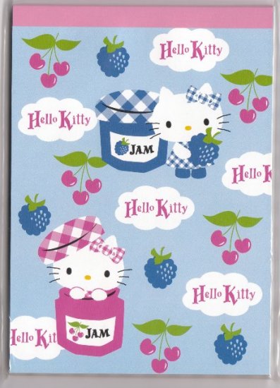 JAPAN Sanrio Hello Kitty Jam Notepad (large memo pad) KAWAII