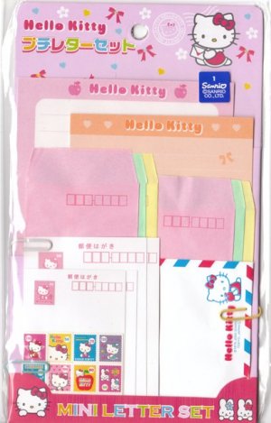 Japan Sanrio Hello Kitty Memosets Pack KAWAII