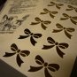 Japan Golden Ribbon Gift Stickers KAWAII