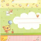 Japan Hamster & Bear Envelopes (3 pcs) KAWAII