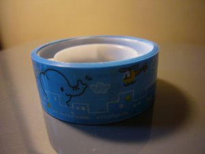 Japan Elephant w/ Helicopter Deco Tape KAWAII