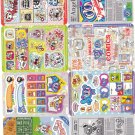 Japan Angel Blue Newspaper Jumbosealdass Sticker KAWAII