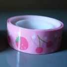 Japan Strawberry Cherry Duckie Deco Tape KAWAII