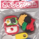 Japan Lunch Box Food Erasers Pack KAWAII