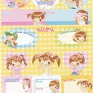 Japan Q-Lia Nicori Happy Girl Fashion Sticker KAWAII (C)