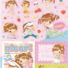 Japan Q-Lia Nicori Happy Girl Fashion Sticker KAWAII (D)