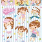 Japan Q-Lia Nicori Happy Girl Fashion Sticker KAWAII (F)