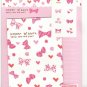 JAPAN Happy Ribbon Lettersets Pack + Sticker KAWAII