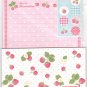 JAPAN Sweet Strawberry Lettersets Pack + Sticker KAWAII
