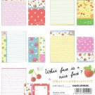 JAPAN Kamio Rose & Strawberry Lettersets KAWAII