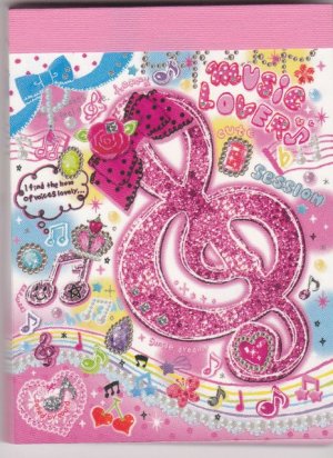 Japan Pool Cool Music Lover Memopad KAWAII