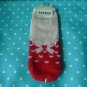 Korea Wear Pumps Ribbon Socks Kawaii (Red)