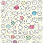 Korea Smile Faces Sticker KAWAII