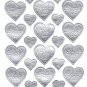 Korea Silvery Heart Sticker KAWAII