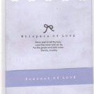 Korea Whispers of Love Ribbon Envelopes Pack KAWAII (Purple)