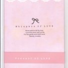 Korea Whispers of Love Ribbon Envelopes Pack KAWAII (Pink)