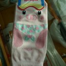 Korea Pig wear scarf Socks w/ foot Kawaii