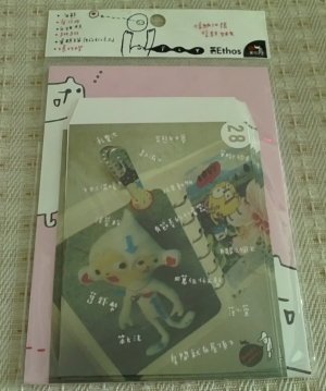 Taiwan White Monkey & Bear Photo Memosets Pack KAWAII