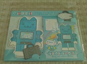 Taiwan Giligowla Robot Memosets Pack KAWAII