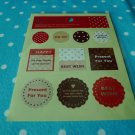 Polka Dots Gift Sticker KAWAII