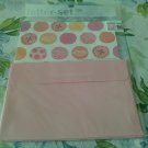 Korea Pink Buttons Polka Dots Lettersets KAWAII